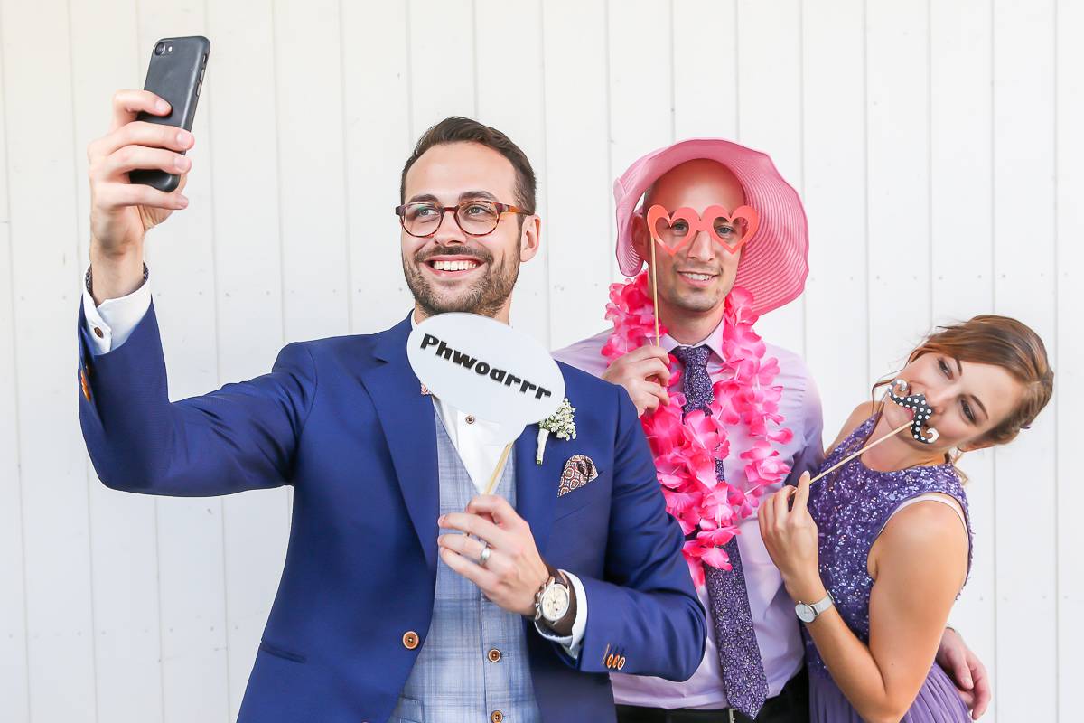 Fotobox-Aktion für Hochzeiten